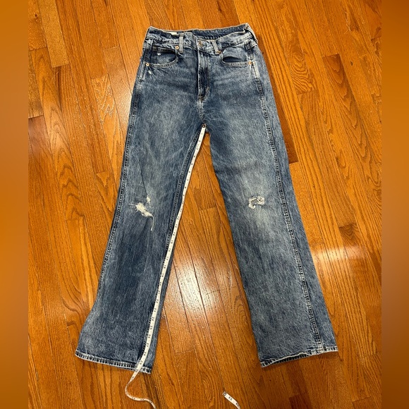 Gap Vintage Flare High Rise Jeans in Acid Wash - Picture 2 of 5